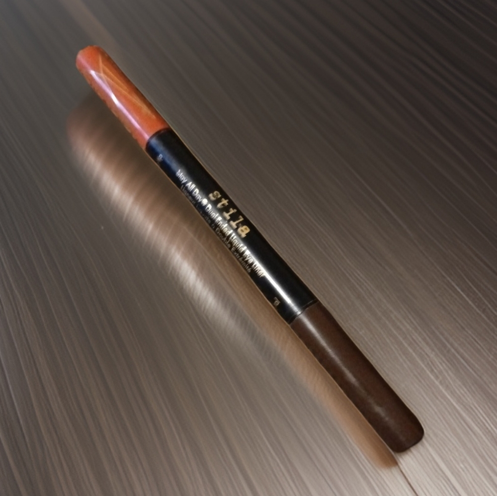 NEW Stila Stay All Day Dual-Ended Liquid Eyeliner - Amber/Dark Brown